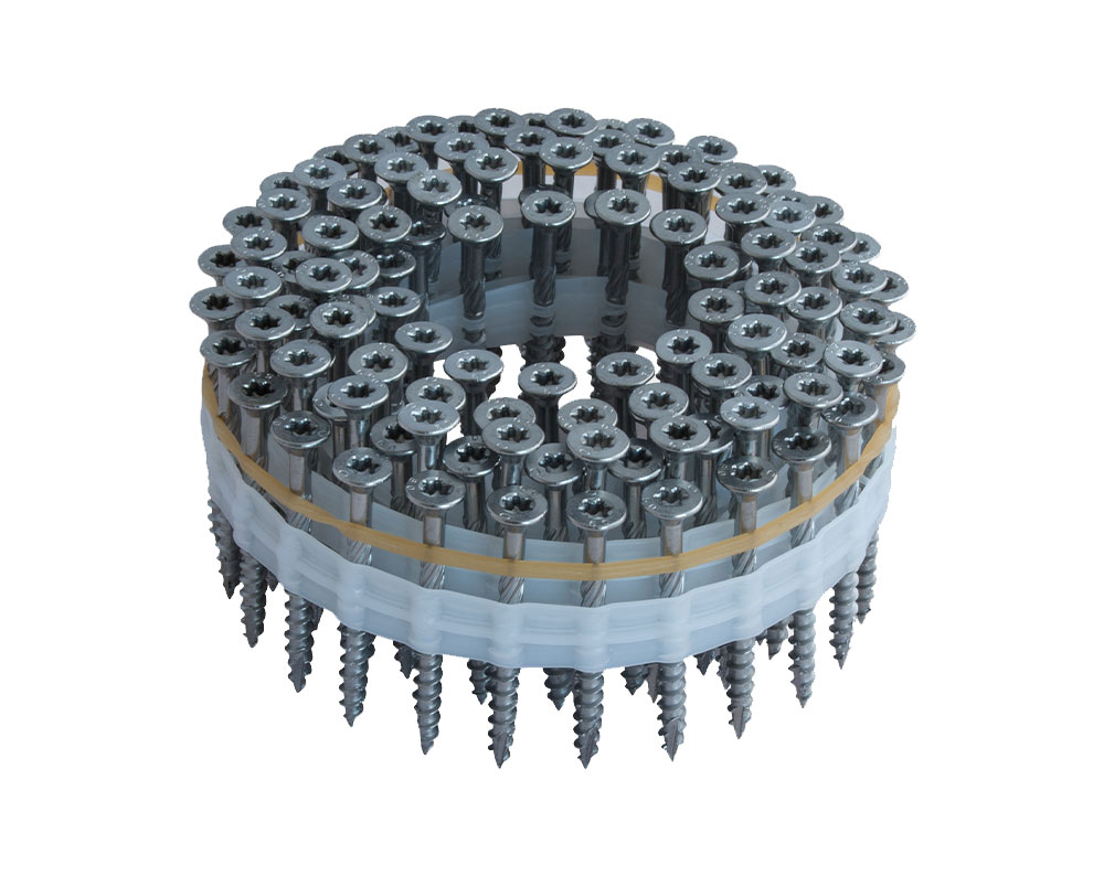 Paneltwistec Senkkopf magaziniert; blau verzinkt; TX25