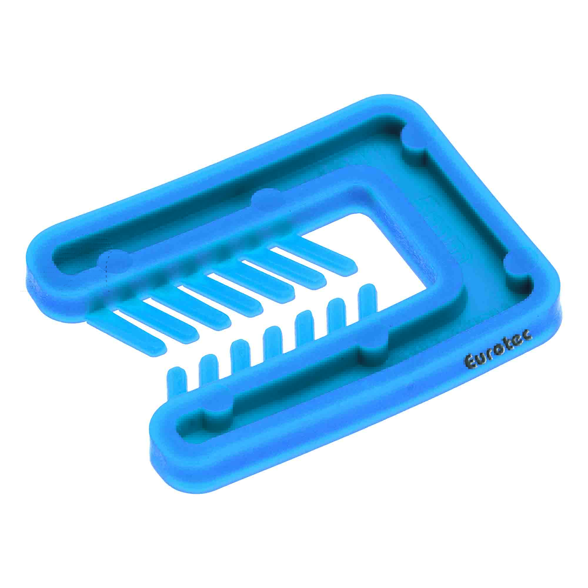 Justierklotz Mini mit Kerbe grün