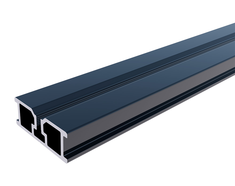 TERRA Alu-Systemprofil H15 schwarz