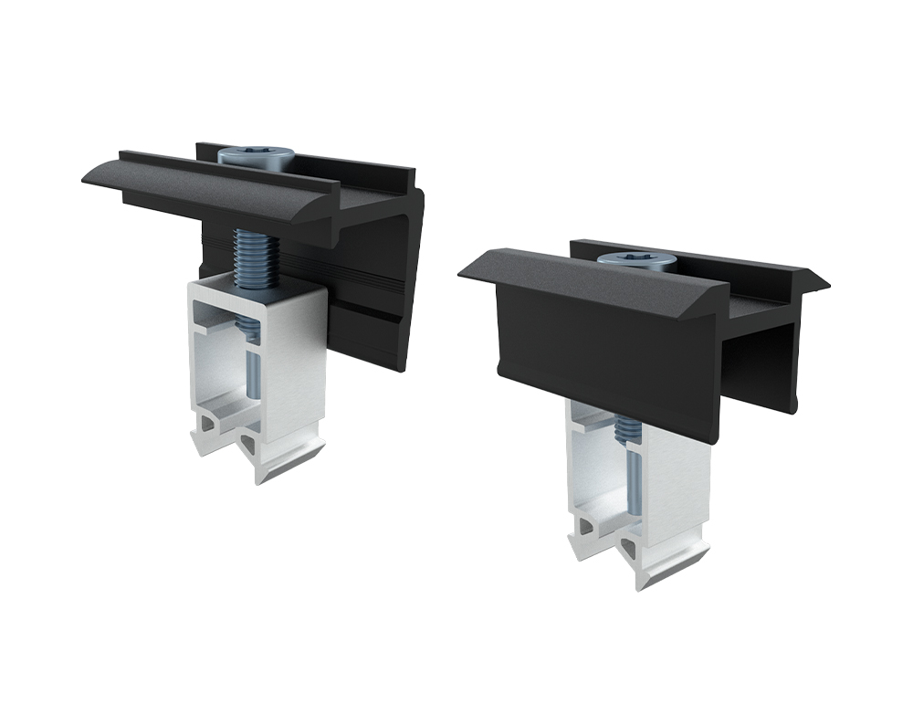 Modulmittelklemme für Kurzschiene Mittelklemme