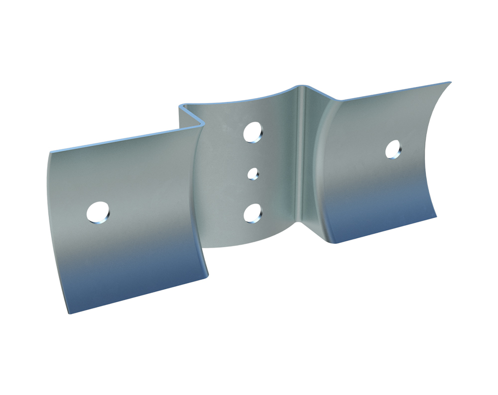 Rundholzverbinder galv. Verzinkt