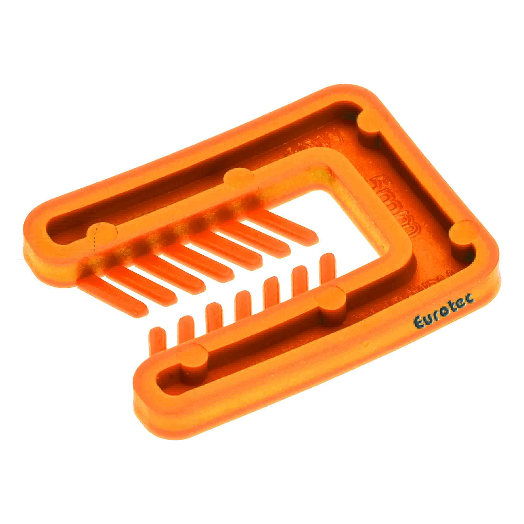 Justierklotz Mini mit Kerbe blau