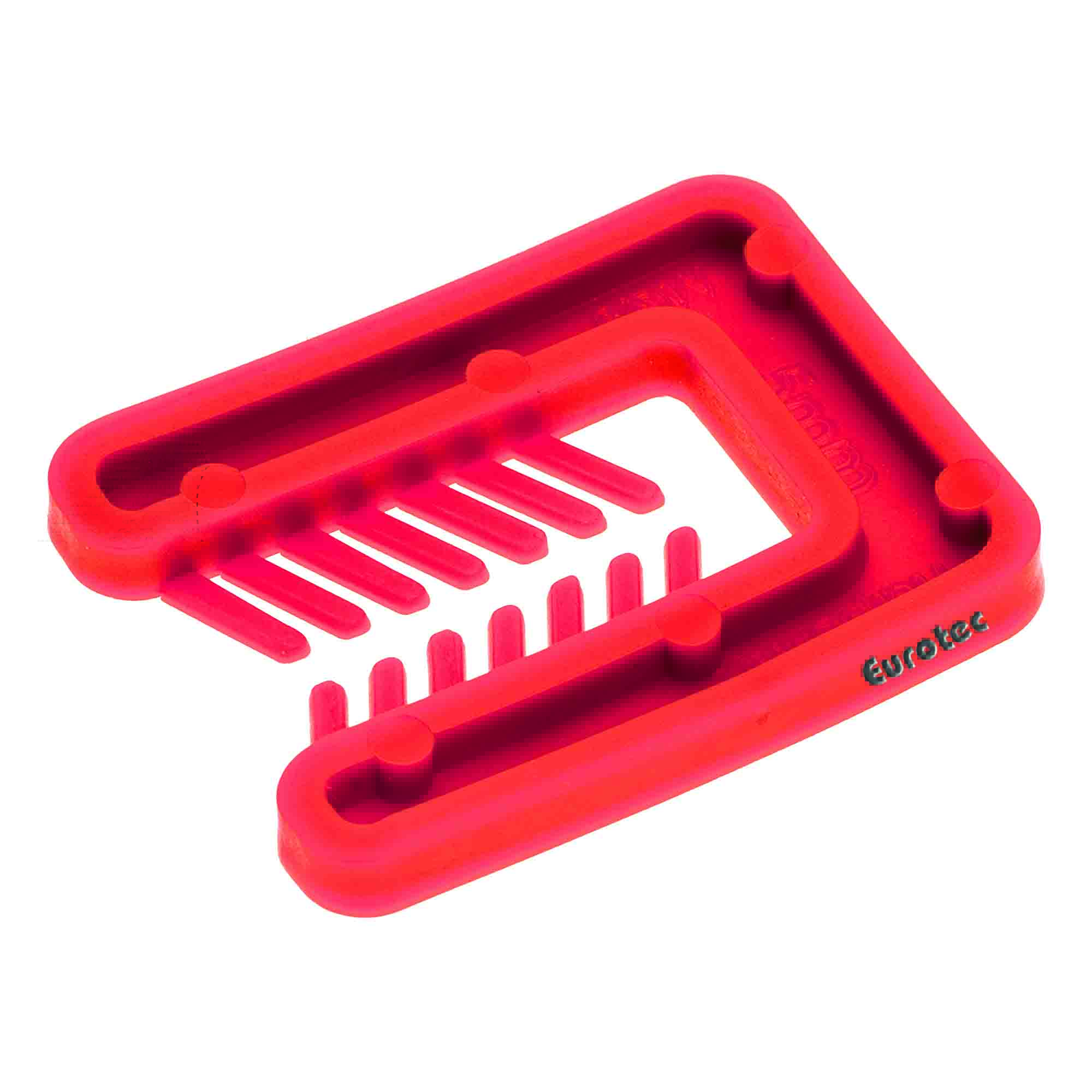 Justierklotz Mini mit Kerbe weiß